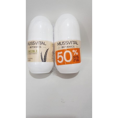 MUSSVITAL BOTANICS DESODORANTE SENSIBLE DUPLO 2X75ML