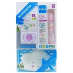 PACK REGALO MAM CON BIBERON, CHUPETE Y NUBE