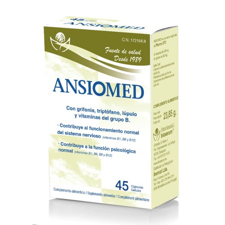 Ansiomed 45 Cápsulas | Bioserum | Mundo Colágeno