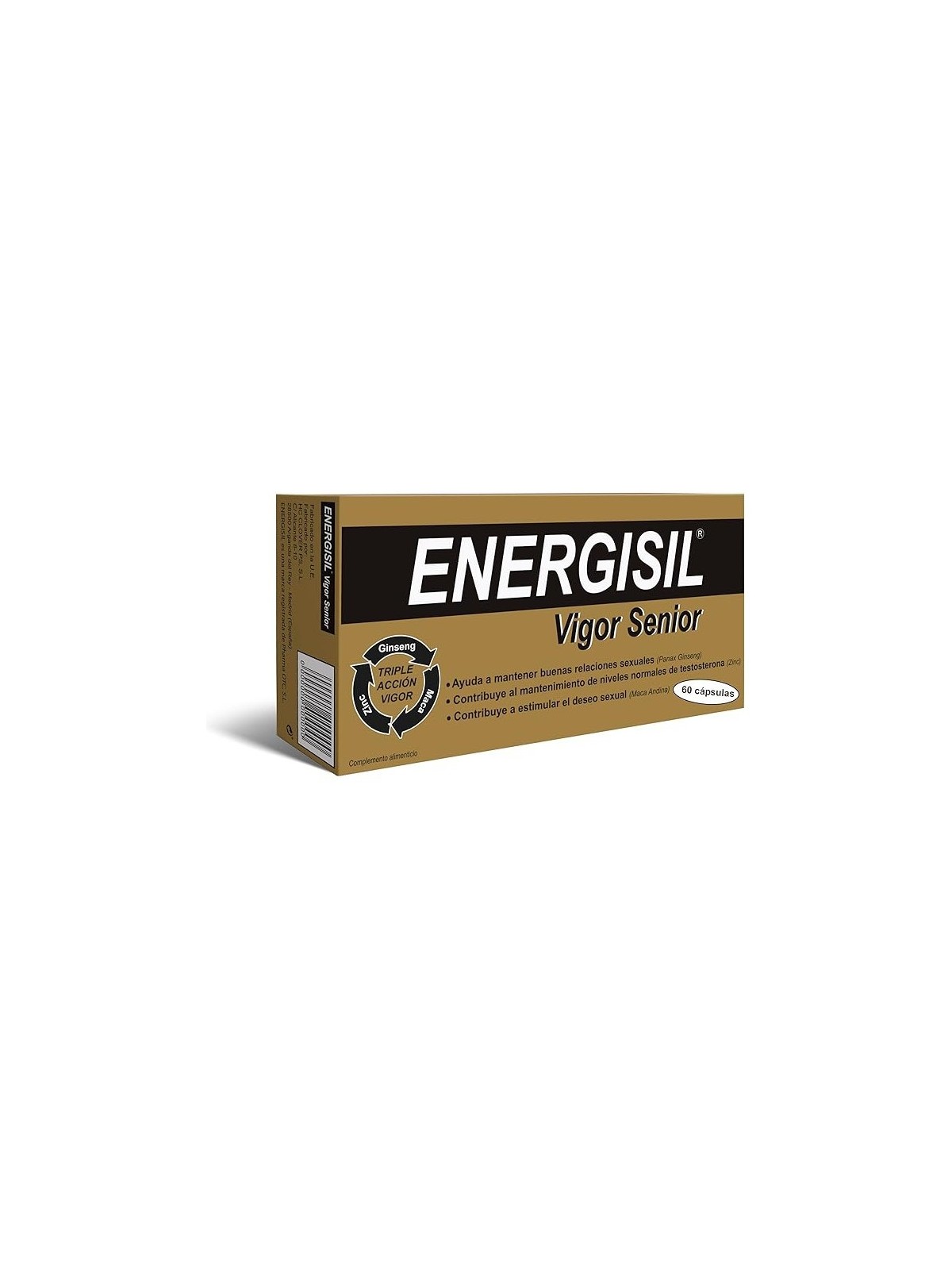 Energisil Vigor Senior 60 Cápsulas | Mundo Colágeno