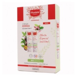 MUSTELA  DUPLO CREMA PREVENCION ESTRIAS 250 ML + 250 ML