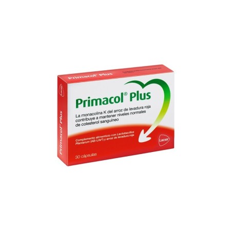 PRIMACOL PLUS 30 CÁPSULAS ARROZ ROJO