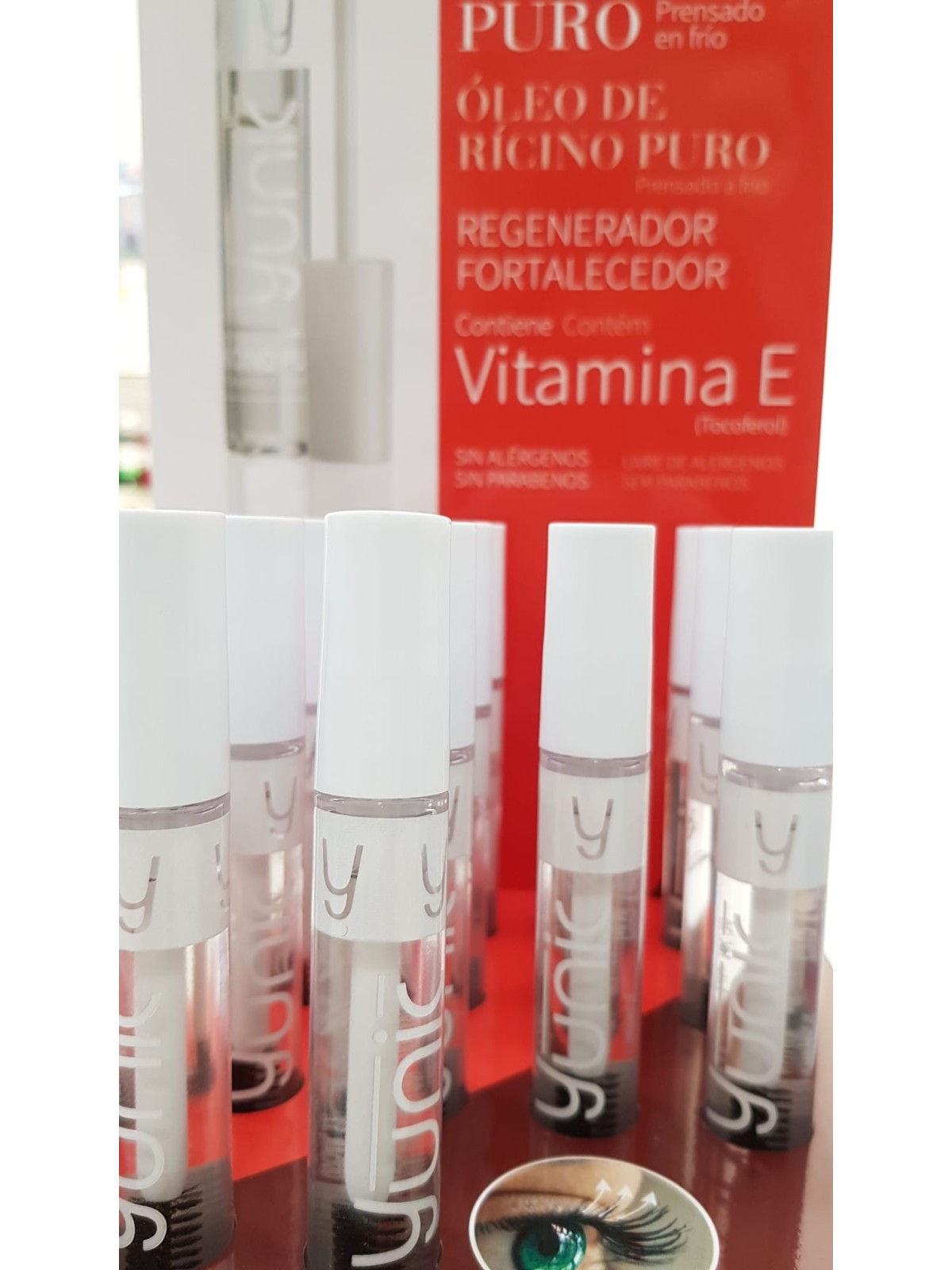 ACEITE DE RICINO PURO CON VITAMINA E - 4,3 GRAMOS