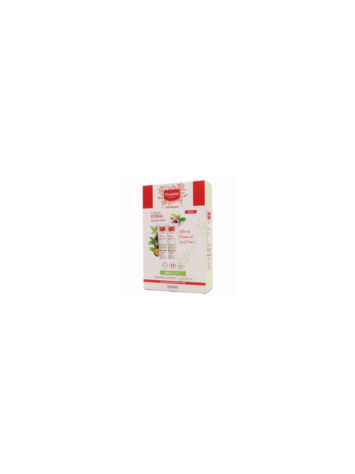 MUSTELA  DUPLO CREMA PREVENCION ESTRIAS 250 ML + 250 ML