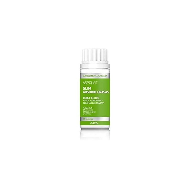 ASPOLVIT  SLIM ABSORBE GRASAS DOBLE ACCIÓN 60 CAPSULAS