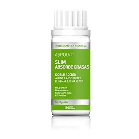 ASPOLVIT  SLIM ABSORBE GRASAS DOBLE ACCIÓN 60 CAPSULAS