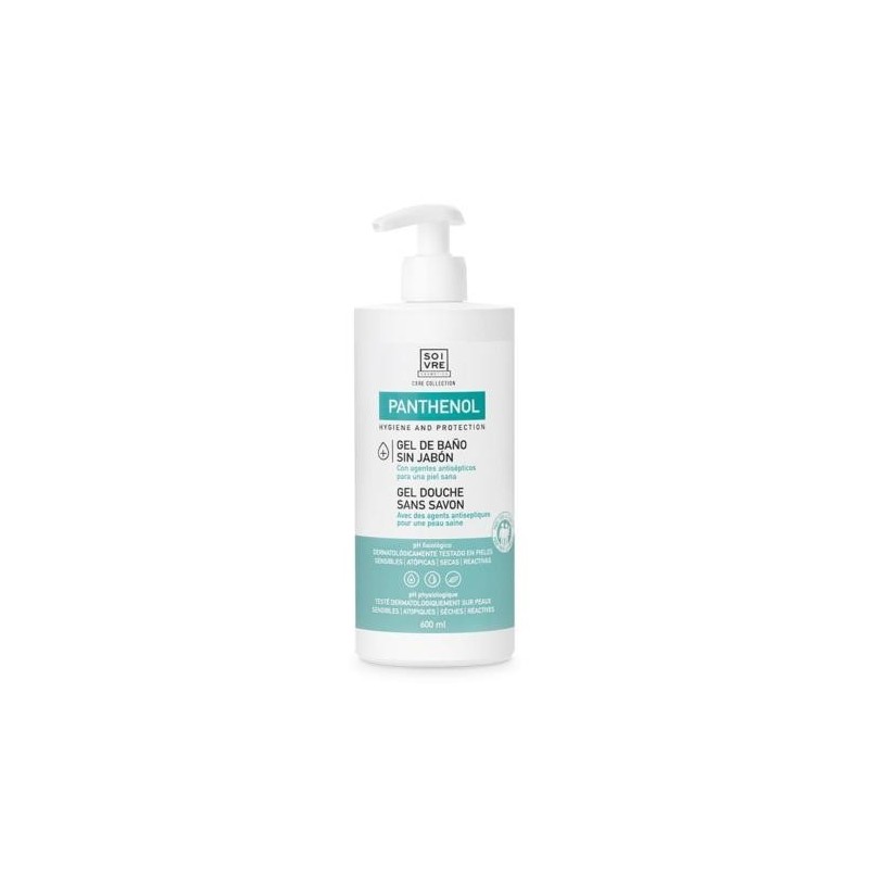 SOIVRE PANTHENOL GEL DE BAÑO SIN JABÓN 600 ML
